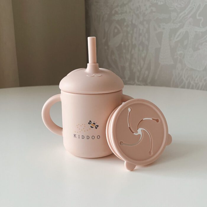 Drink and snack cup Light pink