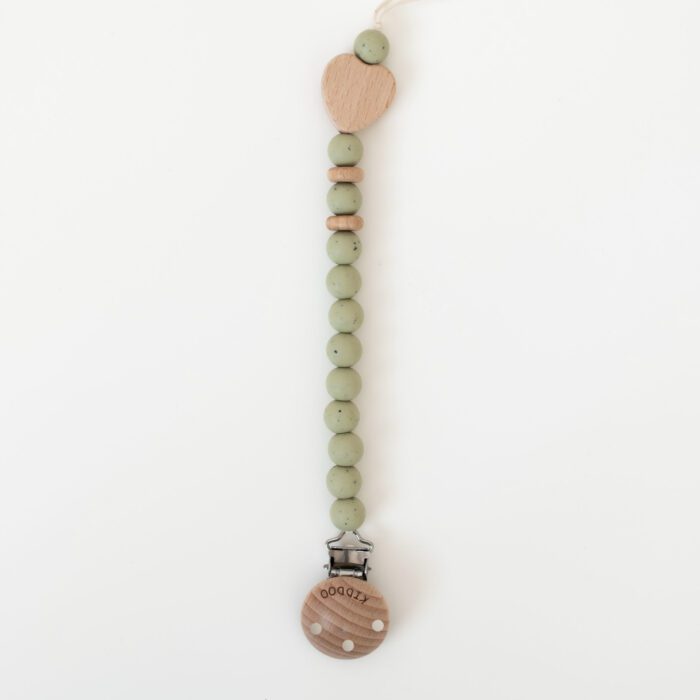 Pacifier clip Olive