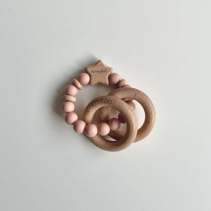 Personalized Teether Peach