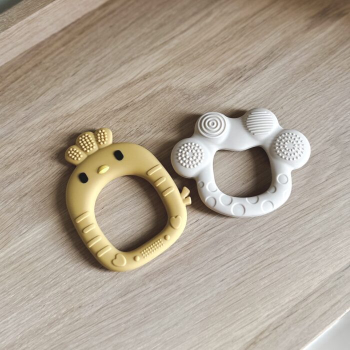 Teether set Yellow chick