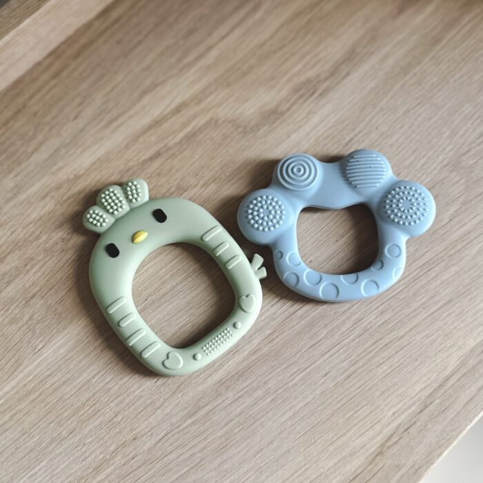 Teether set Green chick