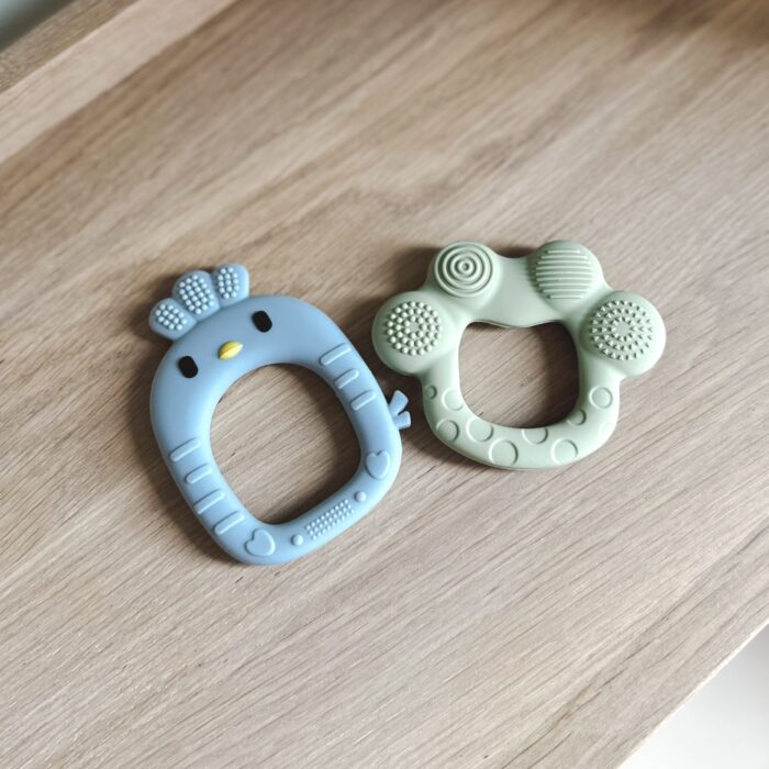 Teether set Blue chick