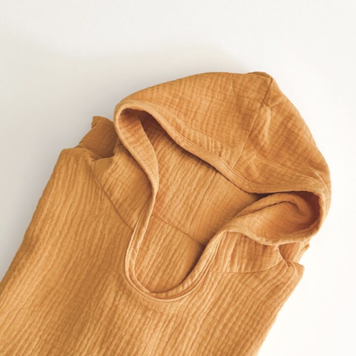 Muslin poncho Mustard