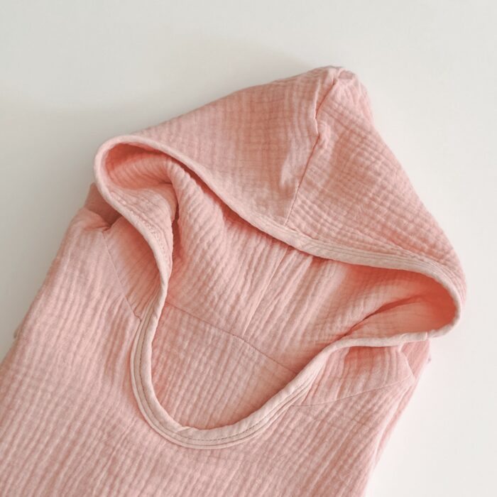 Muslin poncho Pink