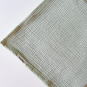 Muslin blanket light olive